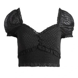 Rianna Alice + Olivia puff sleeve top